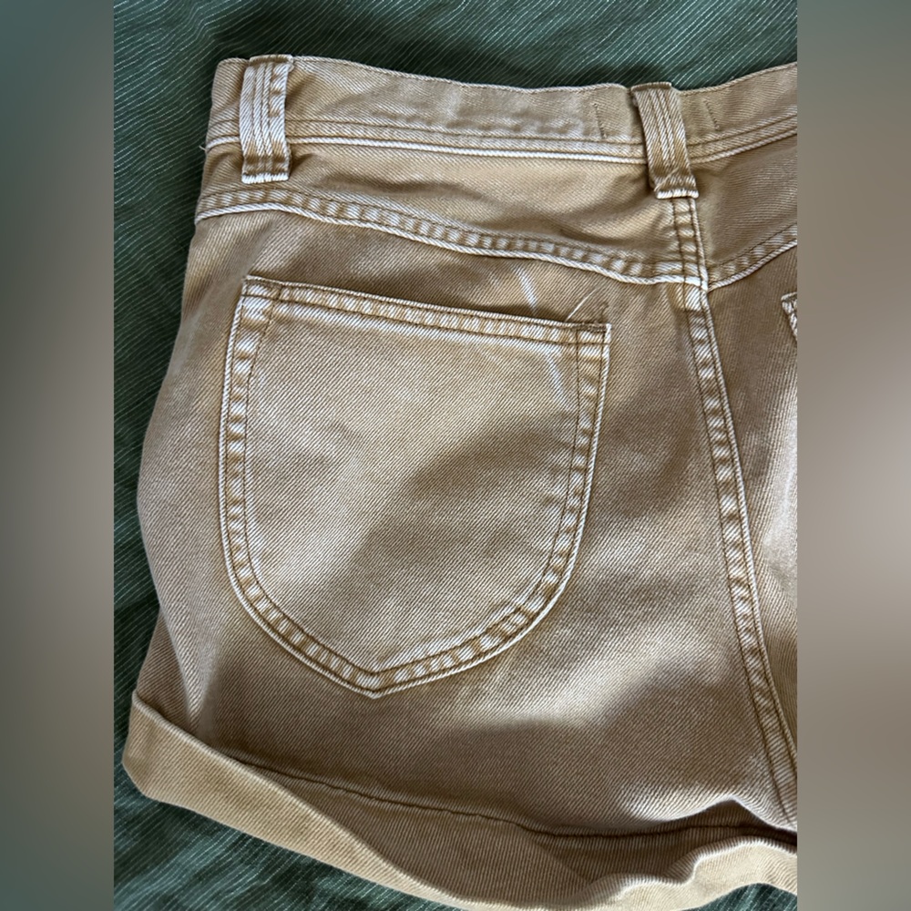 Women's jeans Tan denim Shorts Free People size 28 - Picture 5 of 6